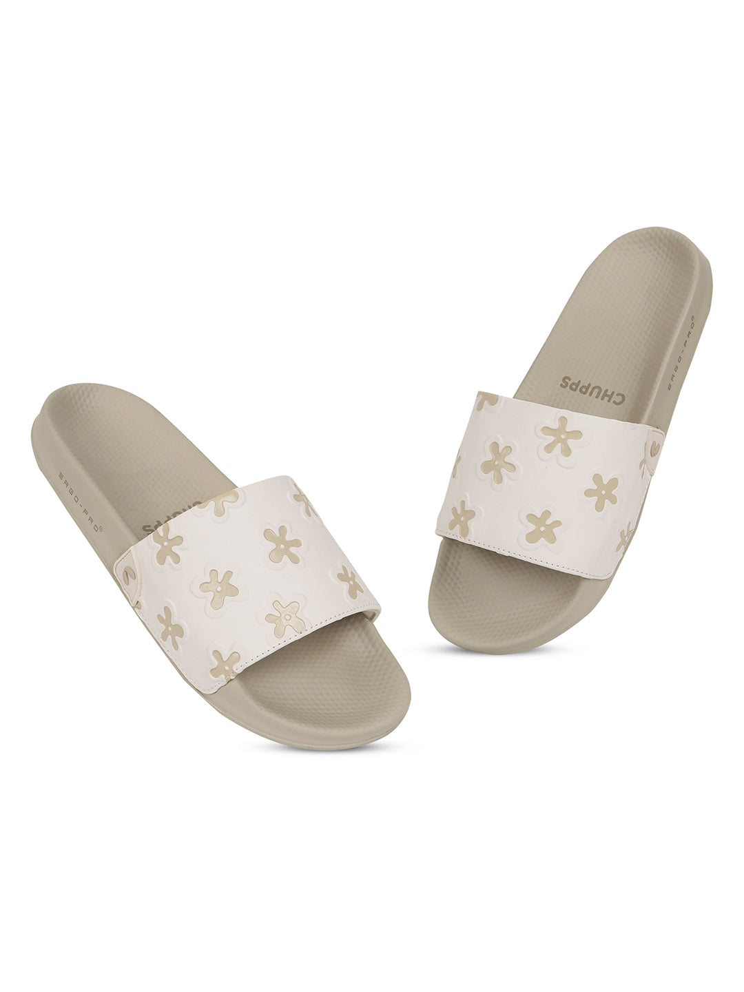 Saki Cream Sliders - Women