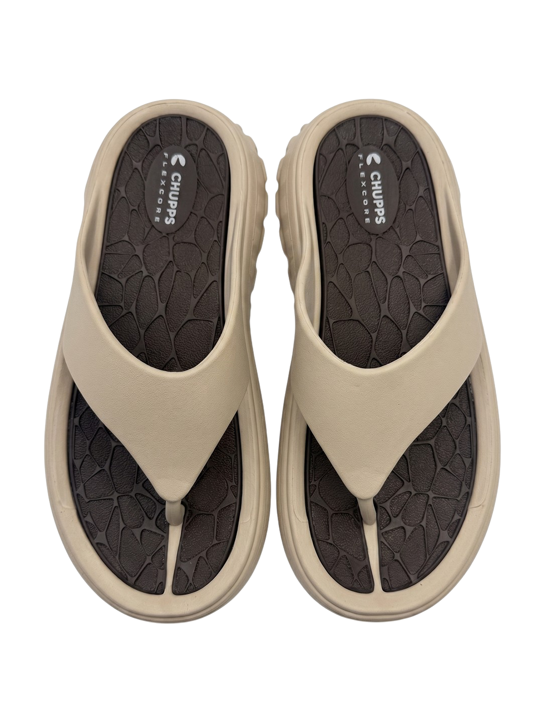 Solo V-Straps_beige_&amp;_brown