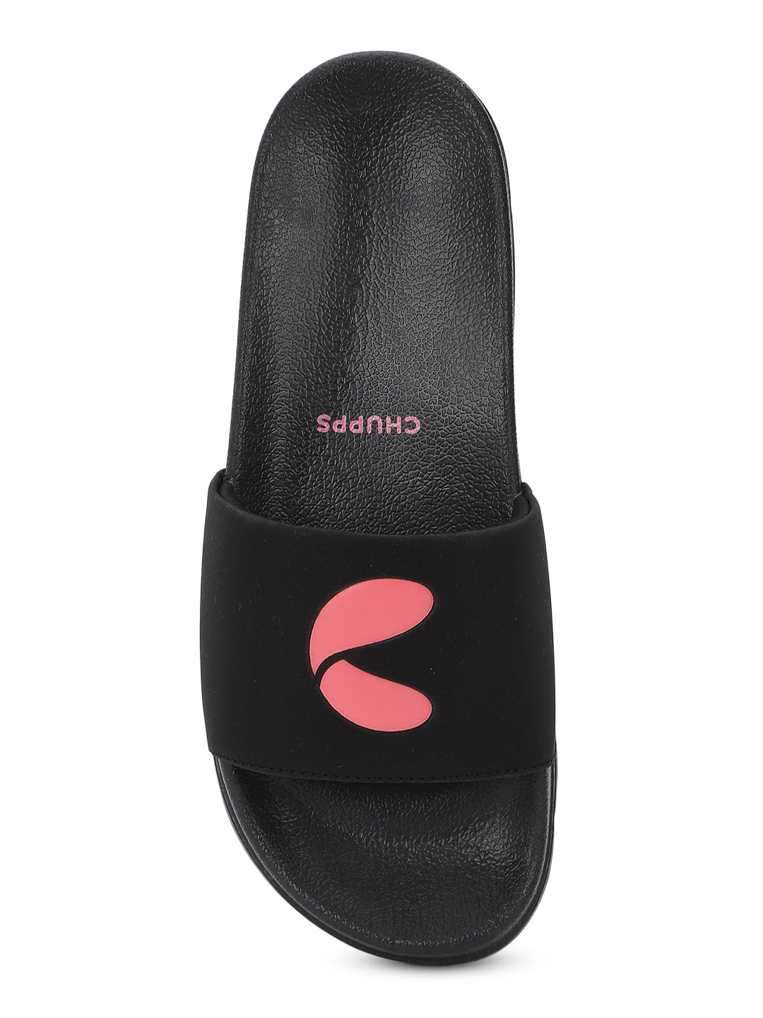 Serra Black Sliders - Women