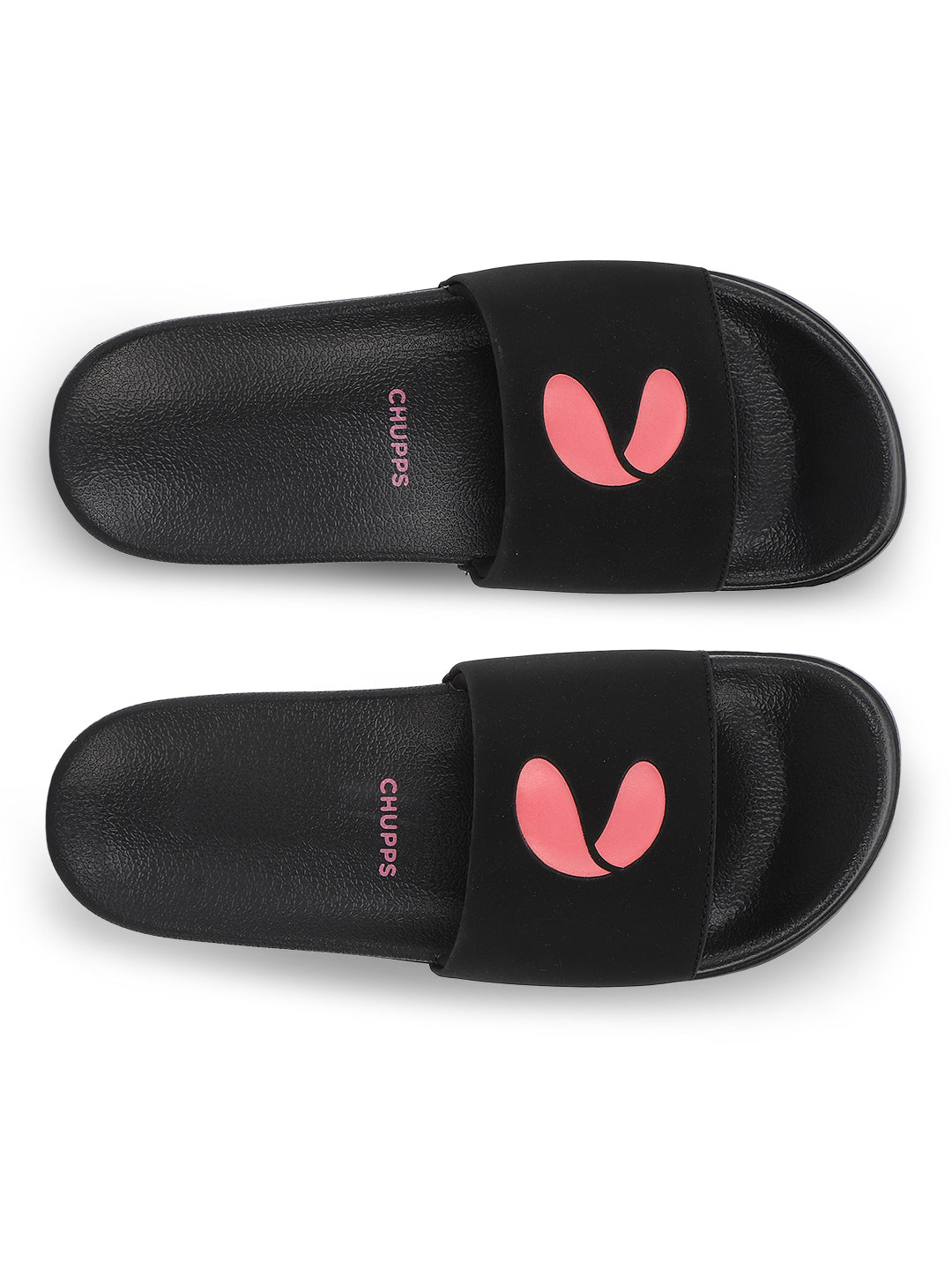 Serra Black Sliders - Women
