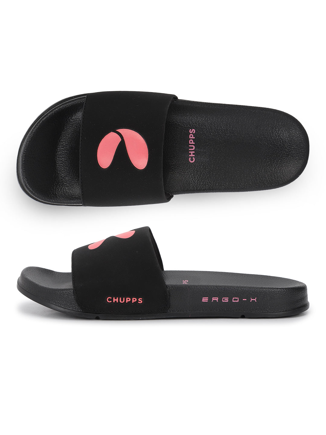 Serra Black Sliders - Women