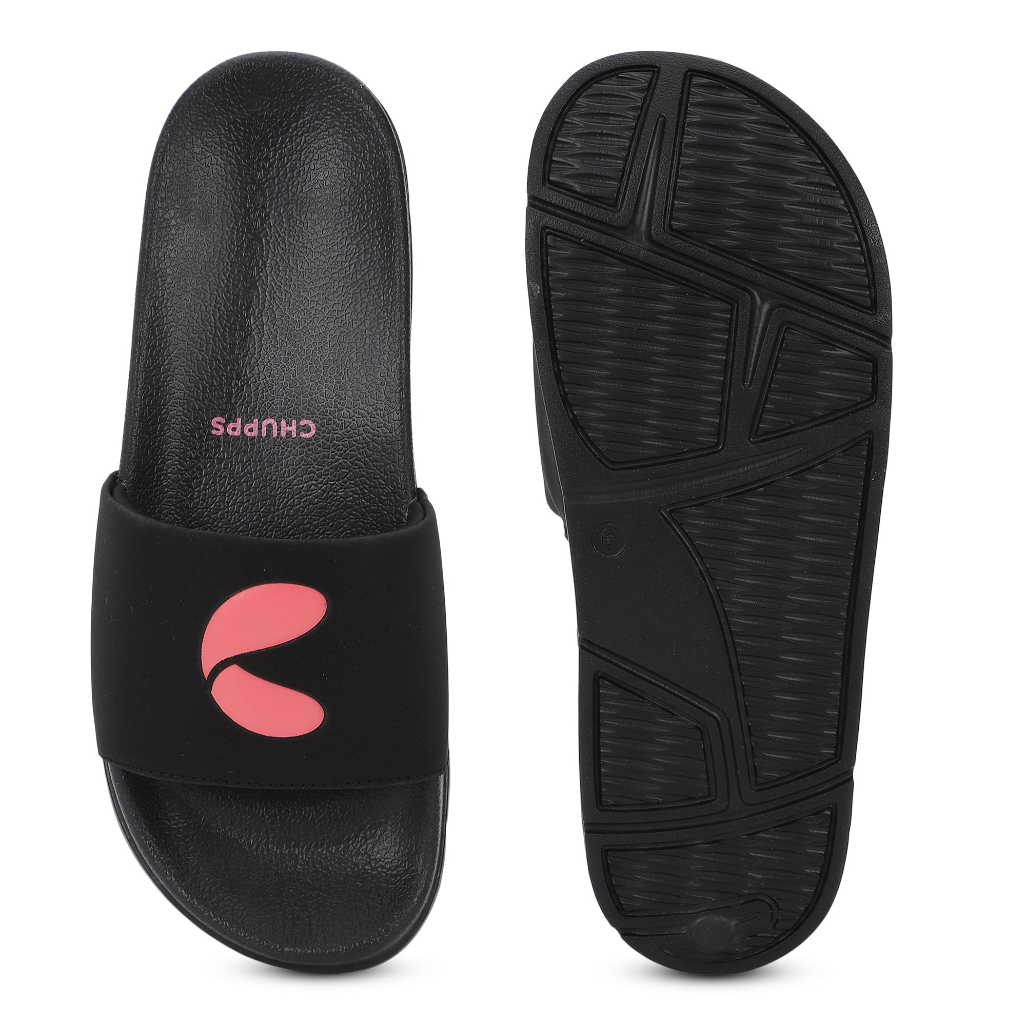Serra Black Sliders - Women