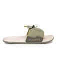 Blaze Olive Off-white Sliders side view 