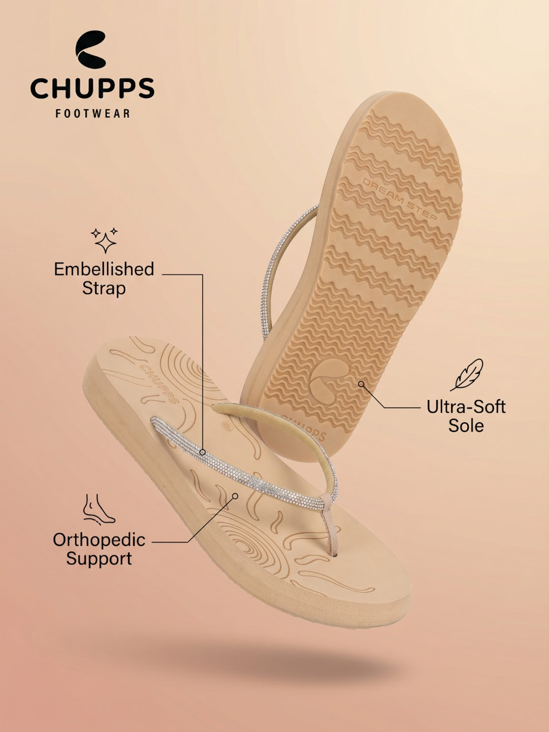 Solis V-Straps_beige