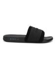Rover men’s black sliders with Ergo X cushioned sole 
