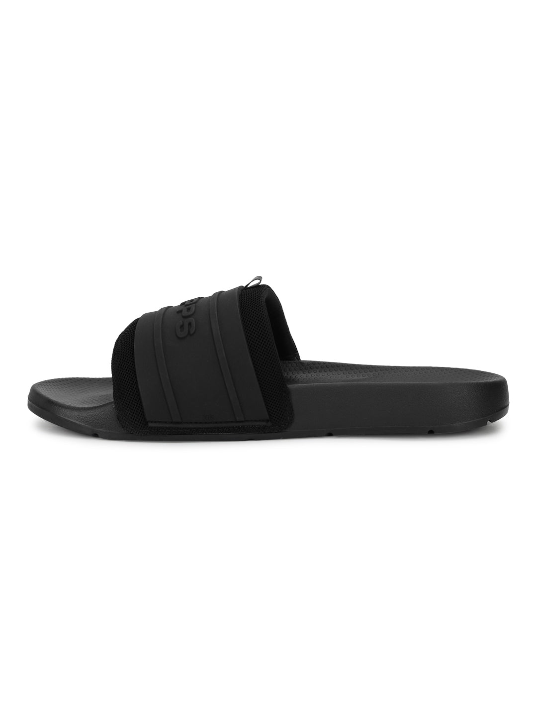 Rover men’s black sliders with Ergo X cushioned sole