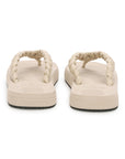 Wisp Cream Braided V-strap - Women