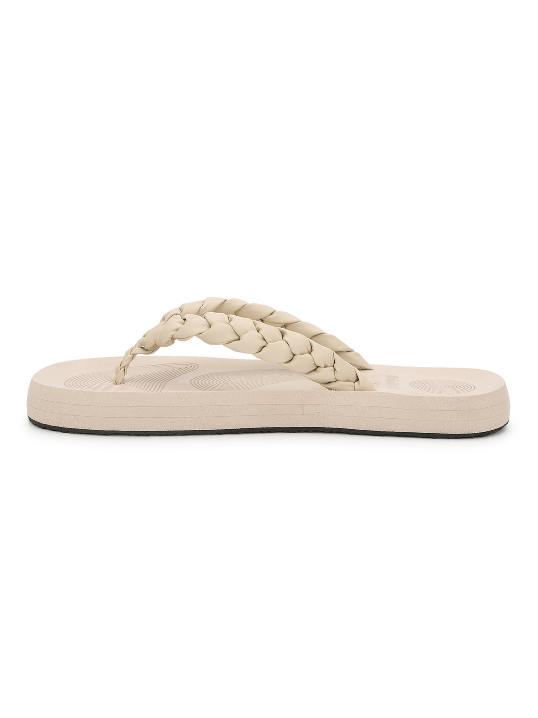 Wisp Cream Braided V-strap - Women