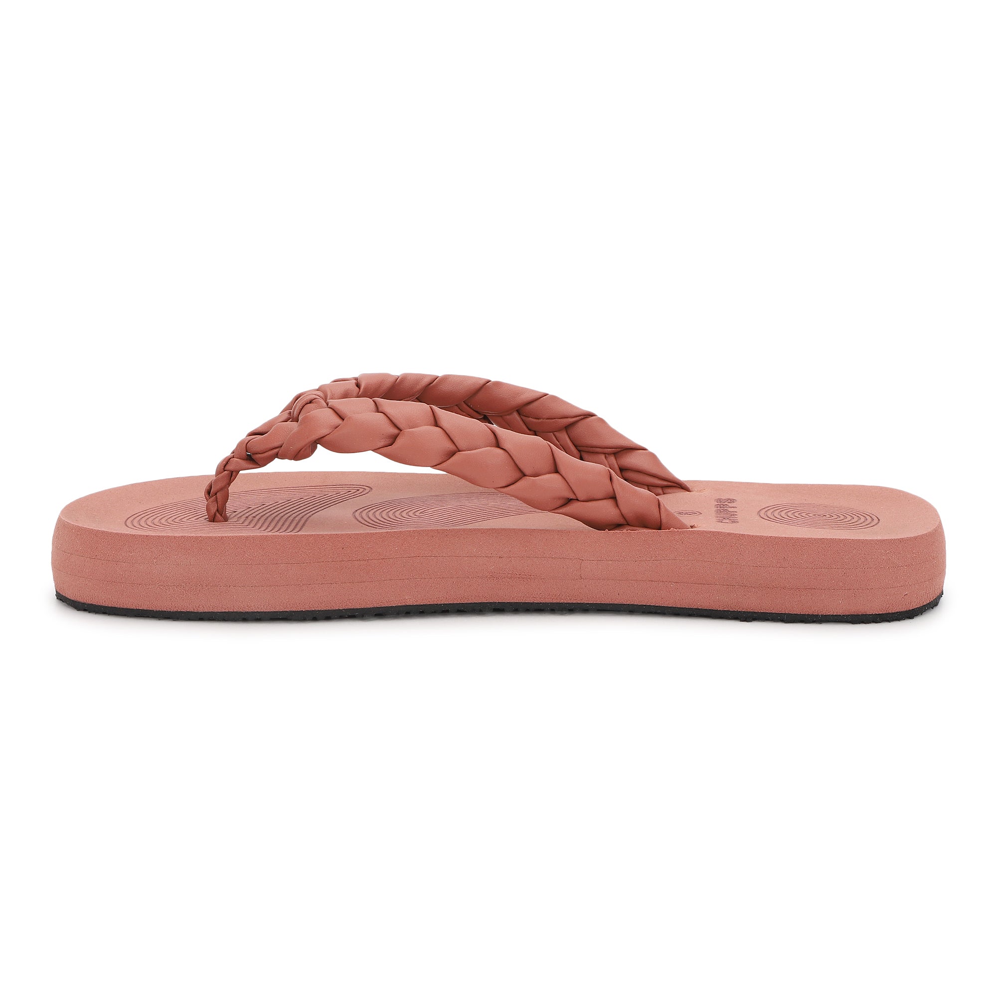 Wisp Peach Braided V-strap - Women