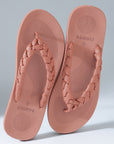 Wisp Peach Braided V-strap - Women