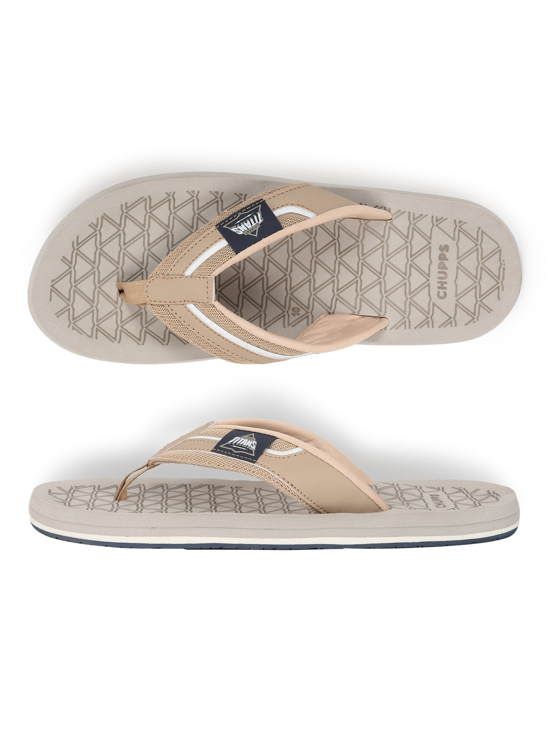Chupps X Gujarat Titans Gladiator Beige Grey V-strap