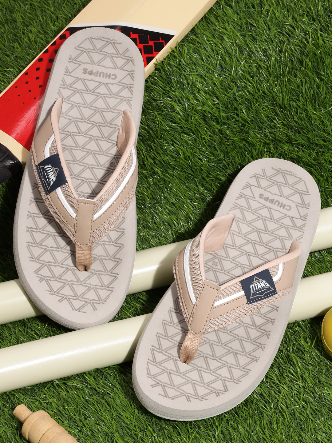 Chupps X Gujarat Titans Gladiator Beige Grey V-strap