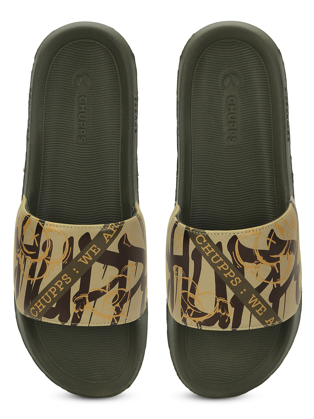 Rogue Biodegradable Olive Sliders- Men