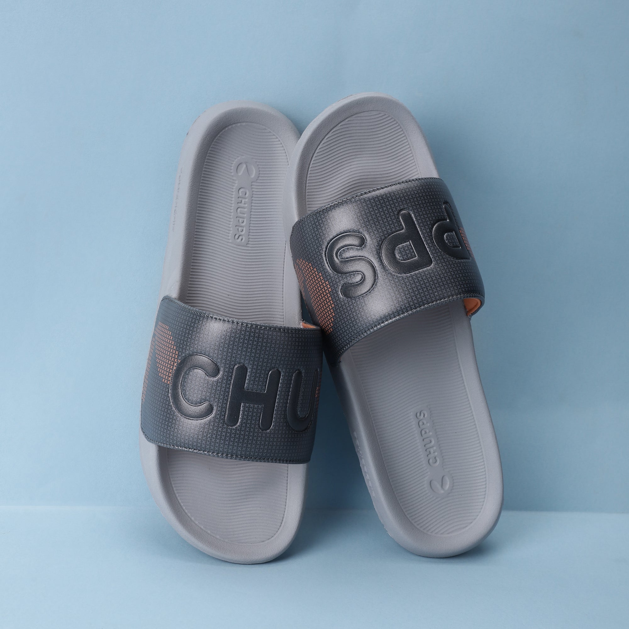 Stylish men’s biodegradable sliders with urban streetwear vibe