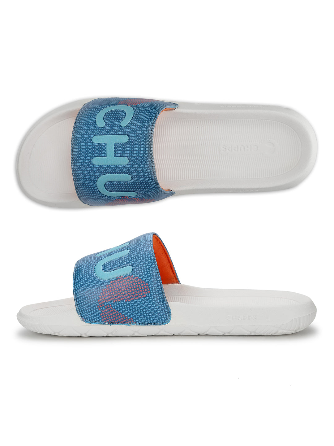 Astra Biodegradable Blue Sliders- Men