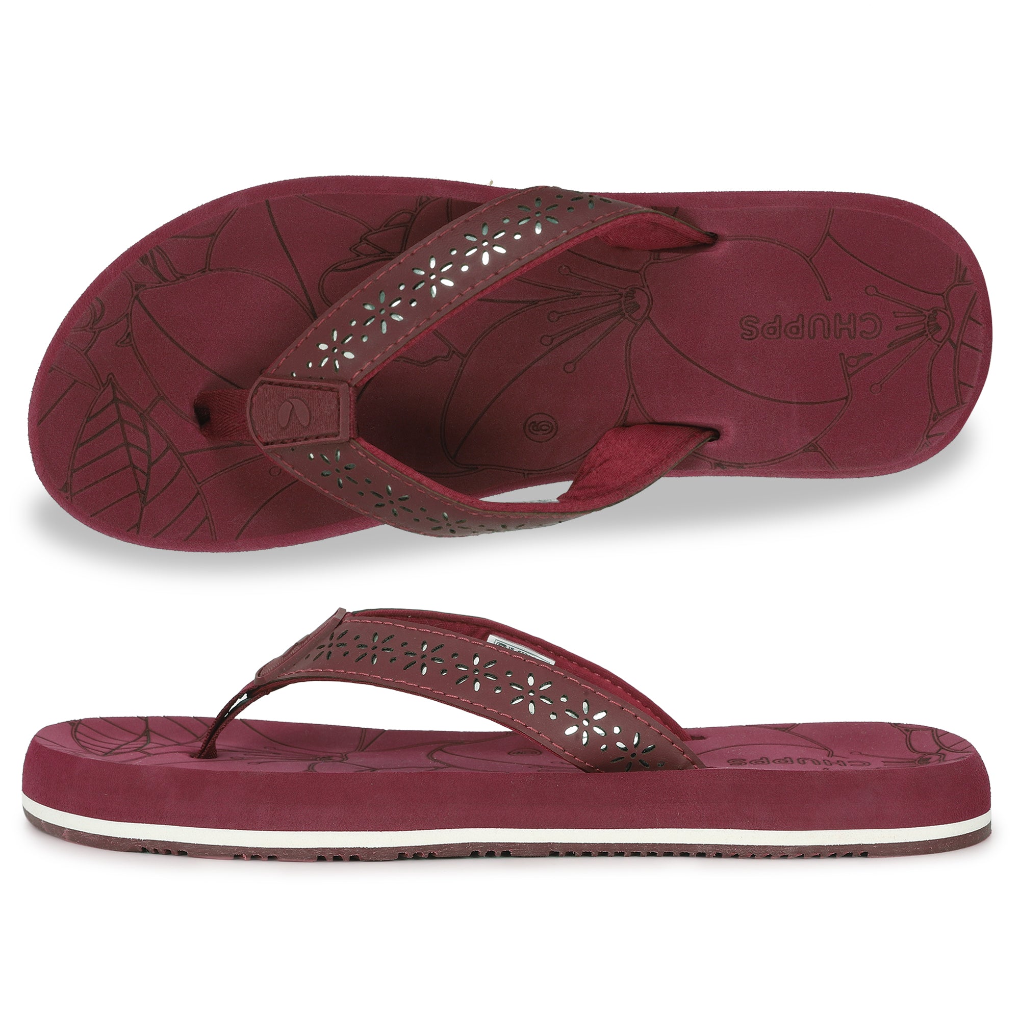 Top &amp; Side profile showing cushioned URO Foam sole