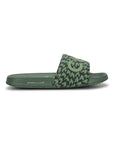 Nyra Green Sliders - Women