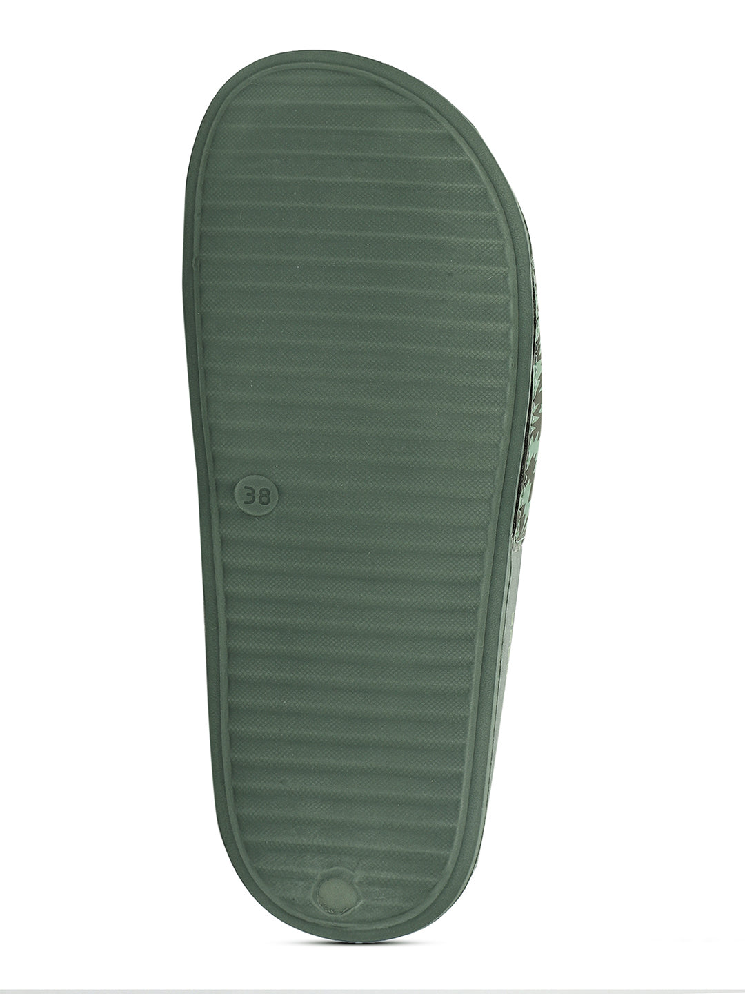 Nyra Green Sliders - Women