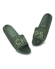 Nyra Green Sliders - Women