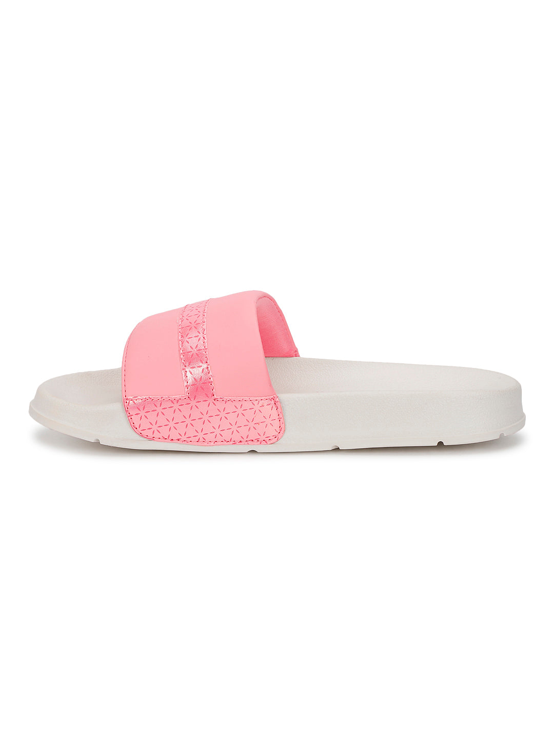 Orla Pink and White Sliders- Women