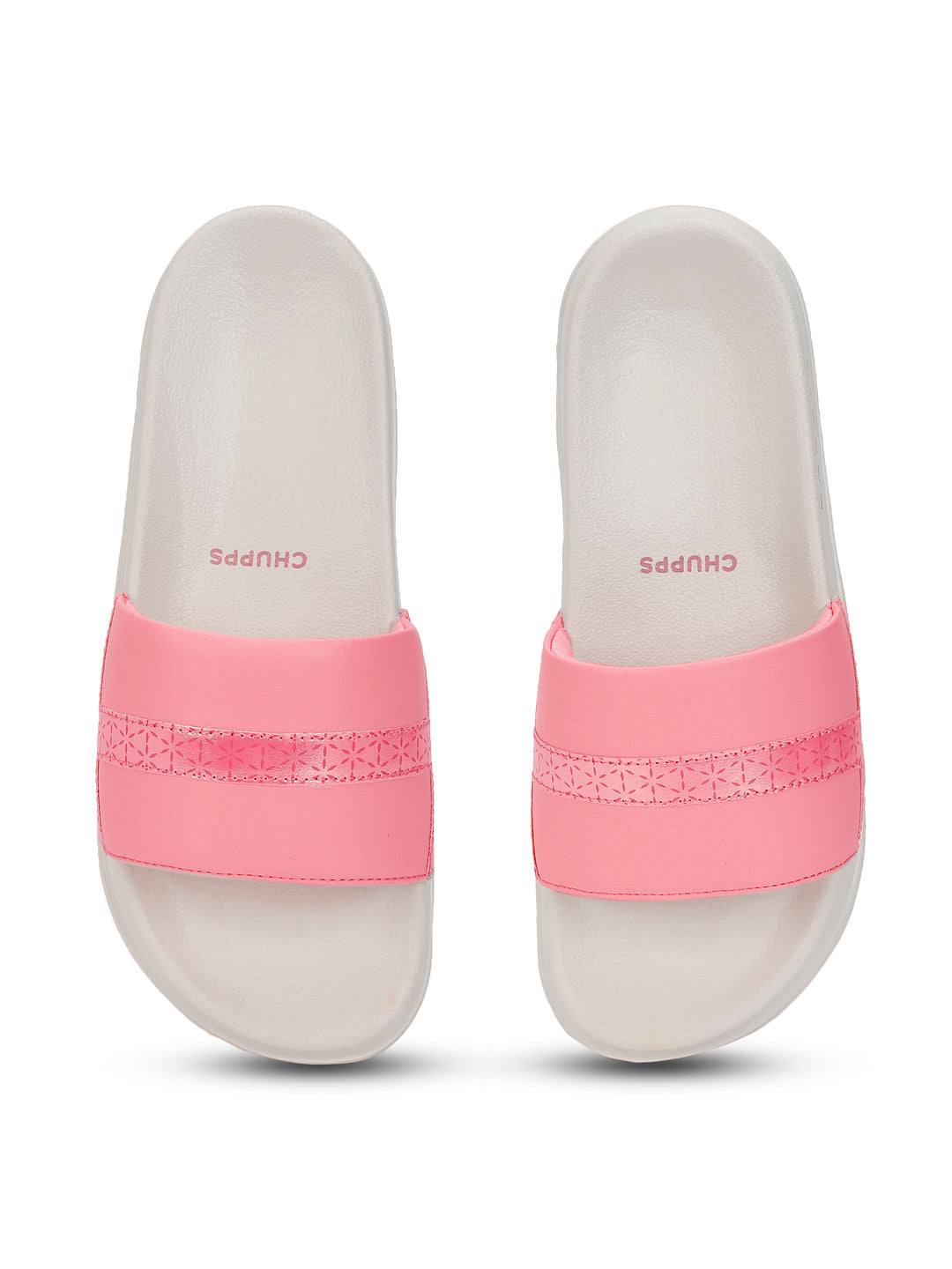 Orla Pink and White Sliders- Women