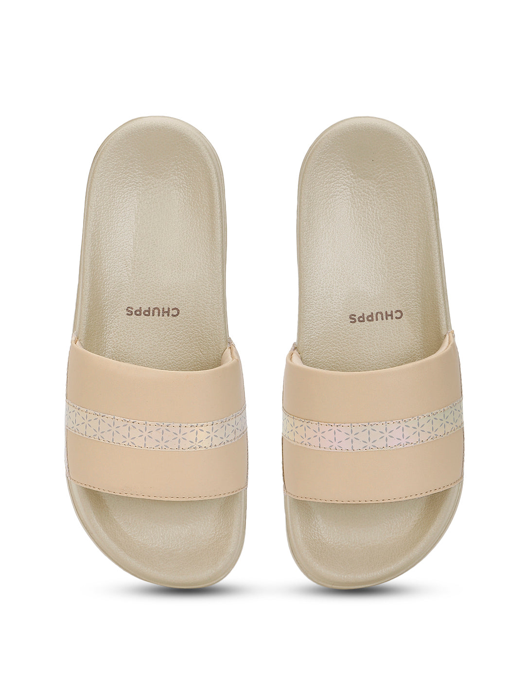 Orla Beige Sliders- Women