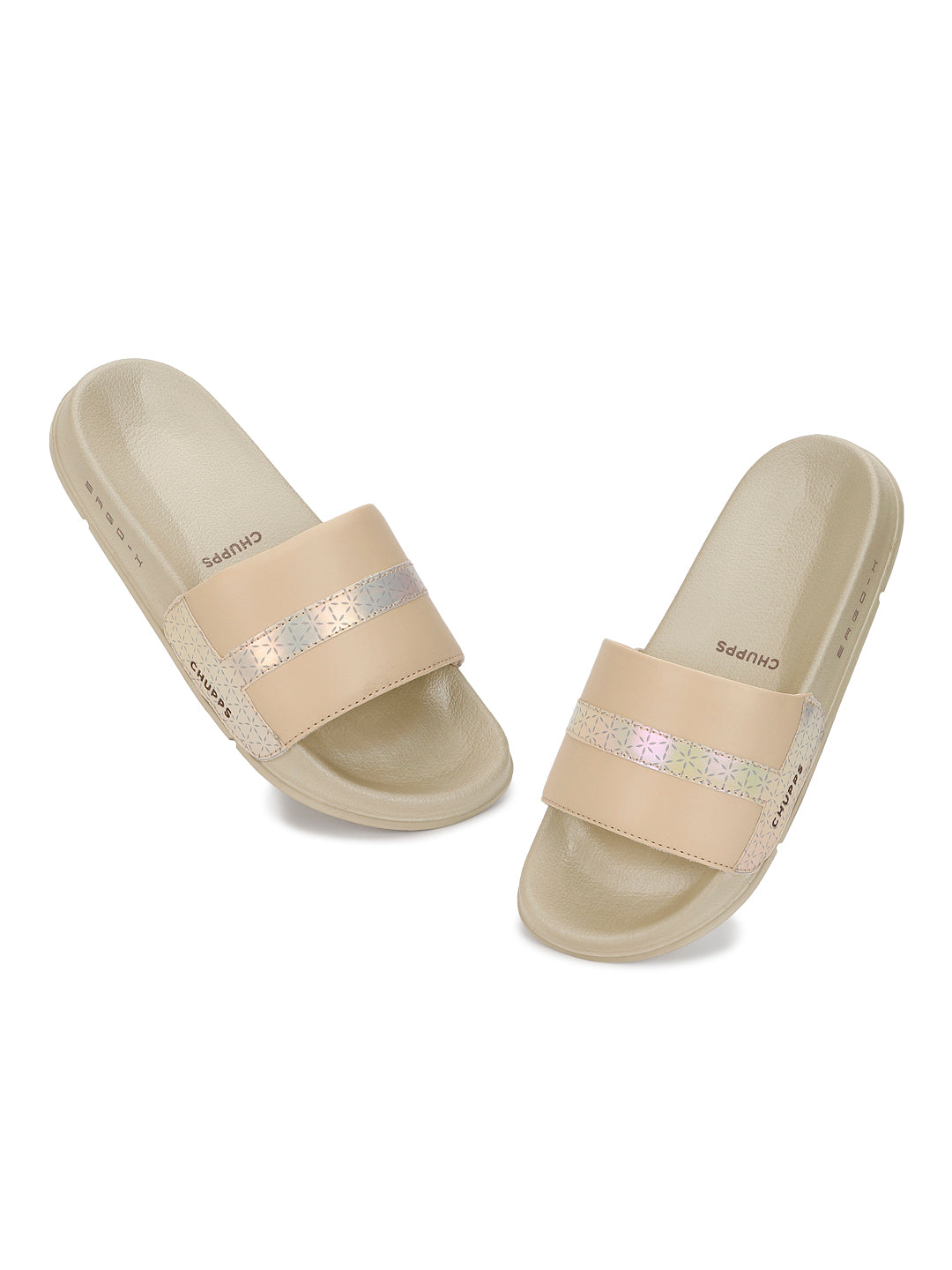 Orla Beige Sliders- Women