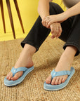 Spring Sky Blue Flip-flops -Women