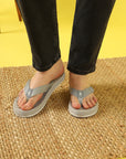 Spring Grey Flip-flops -Women