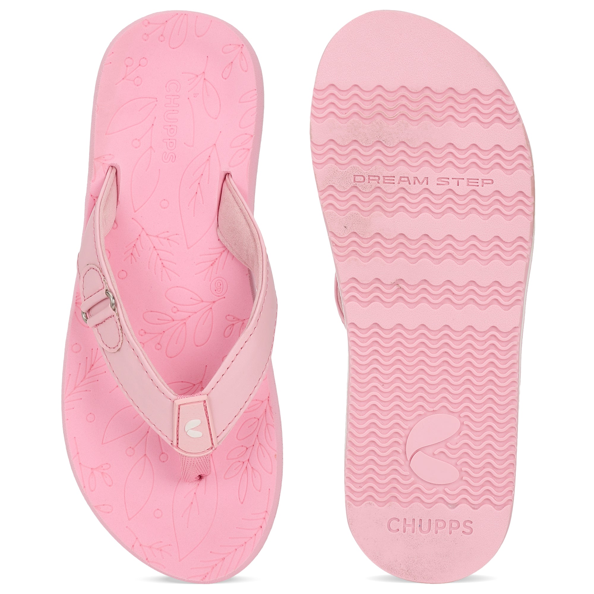 Pastel pink finish with simple styling