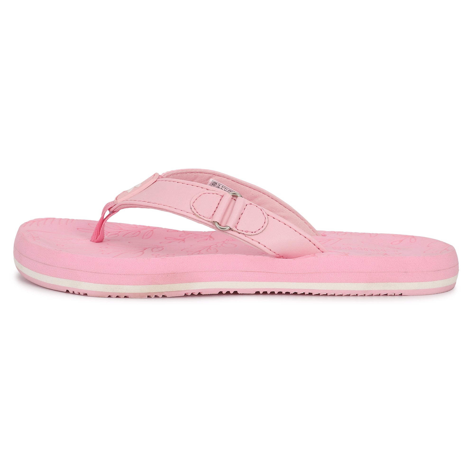 Side view showing supportive footbed contour