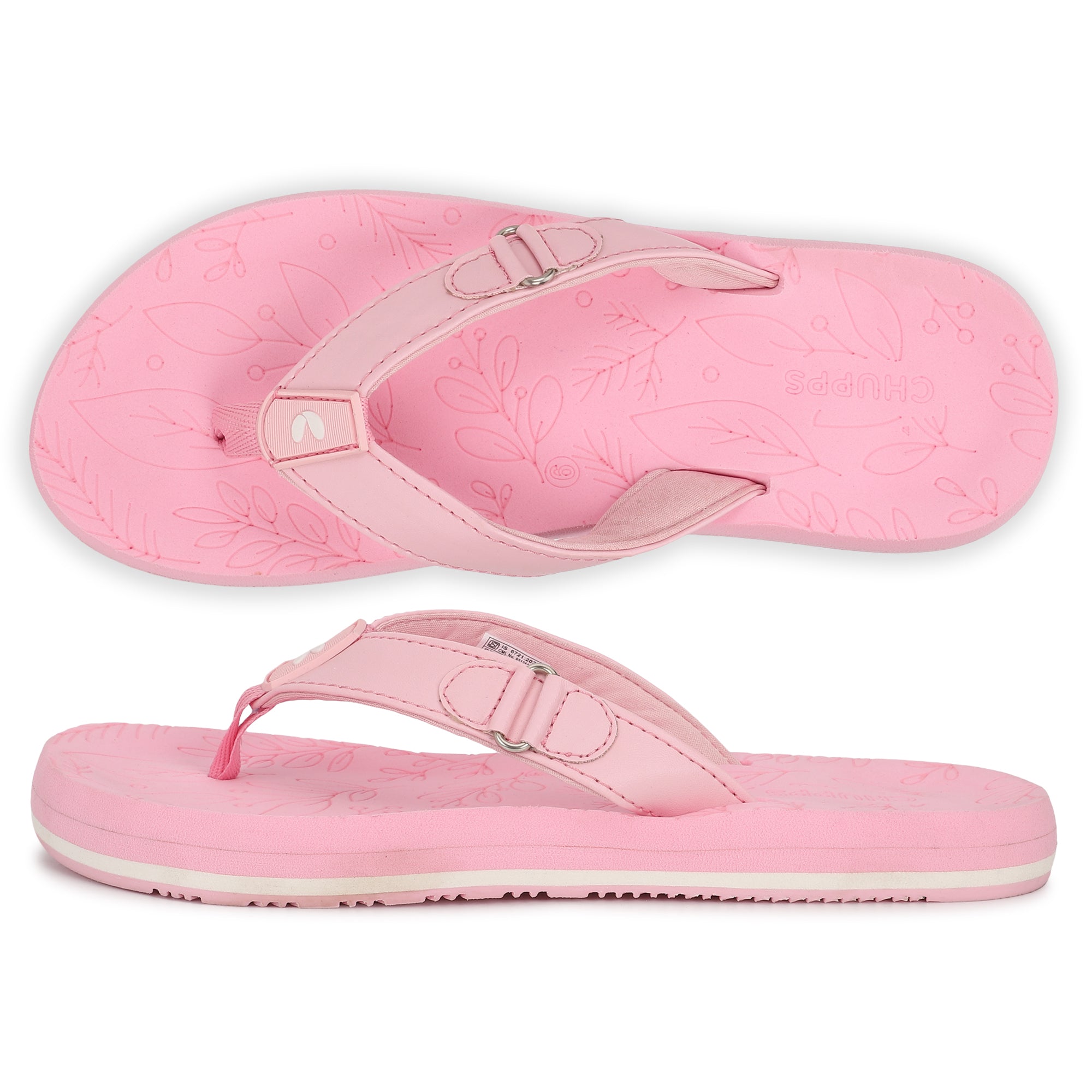 Side view showing supportive footbed contour