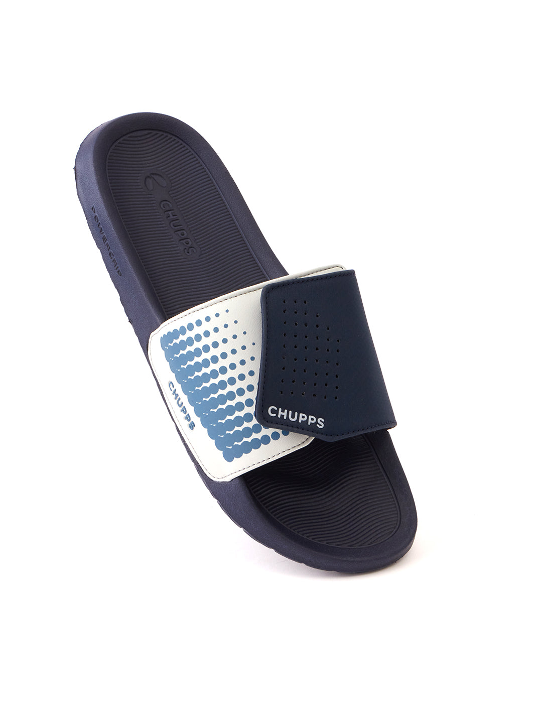 Offset Navy Grey Sliders