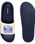 Chupps X Mi Victory White & Navy Sliders