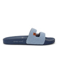 Chupps Zella Sky Blue Denim Sliders - Women