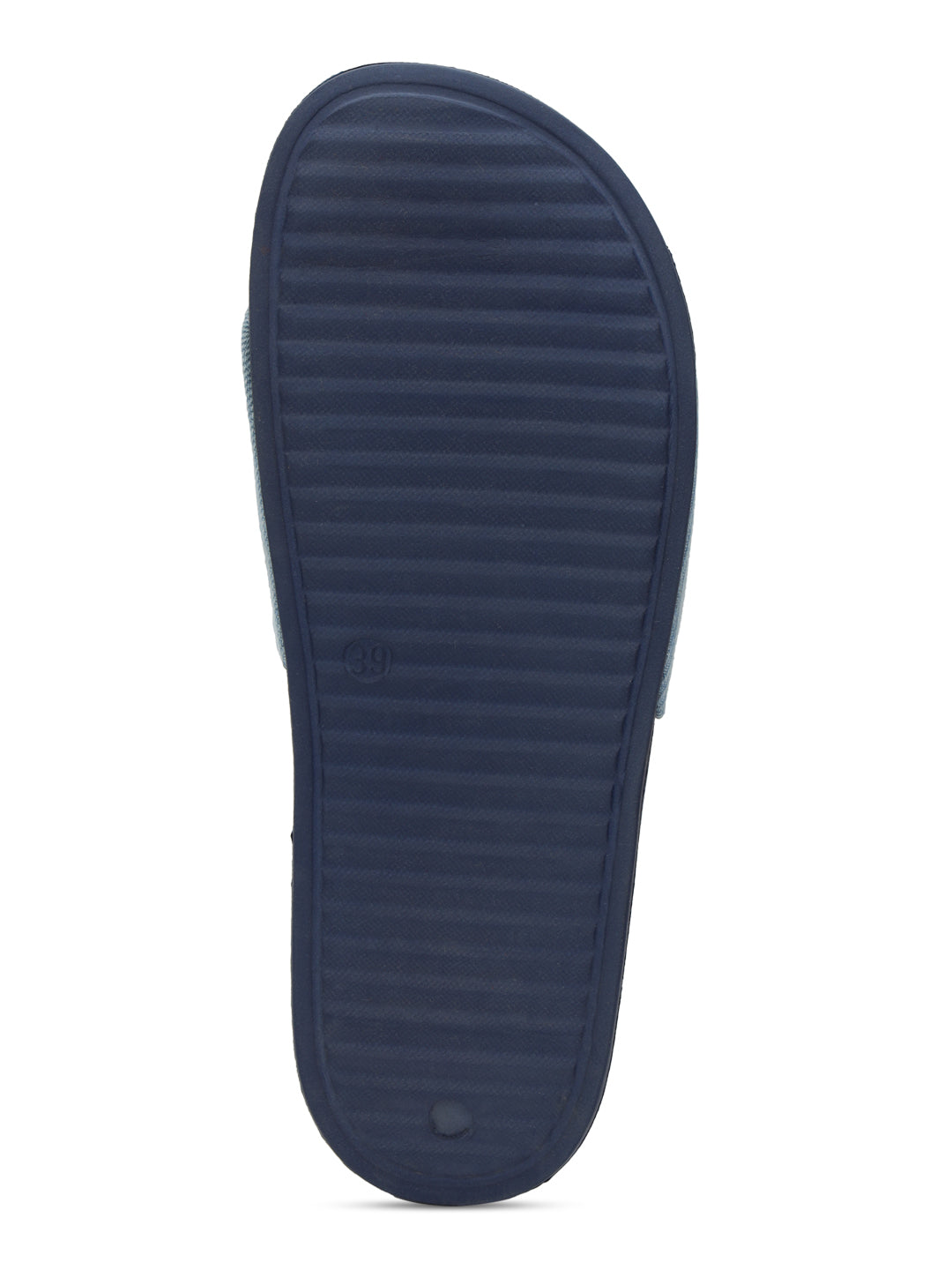 Chupps Zella Sky Blue Denim Sliders - Women