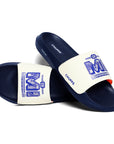 Chupps X Mi Victory White & Navy Sliders