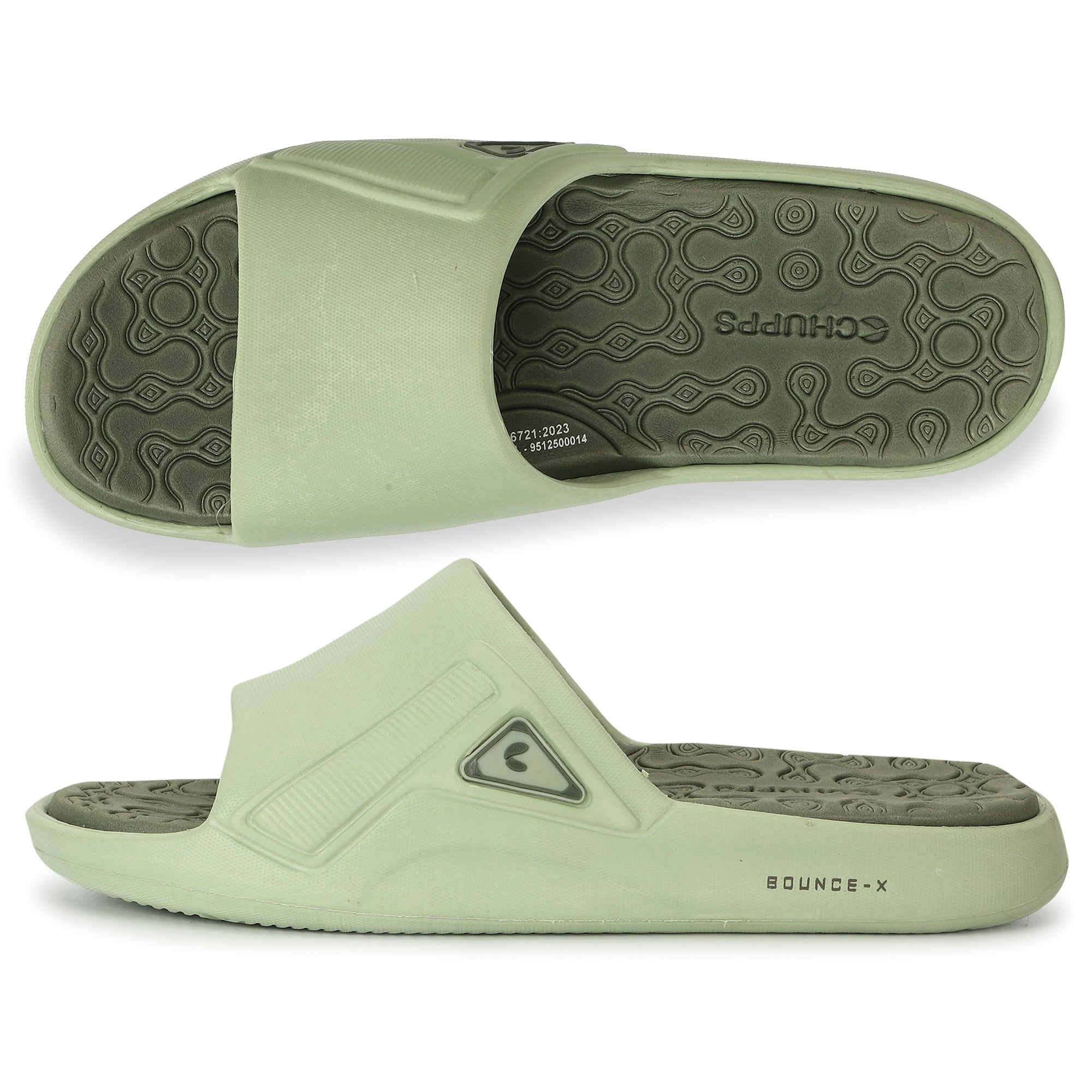 Slip-resistant sole with grip pattern