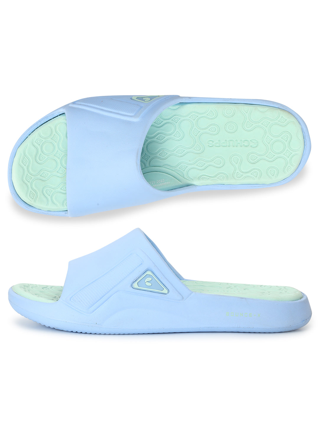 Nova Sky Blue Sliders -Women