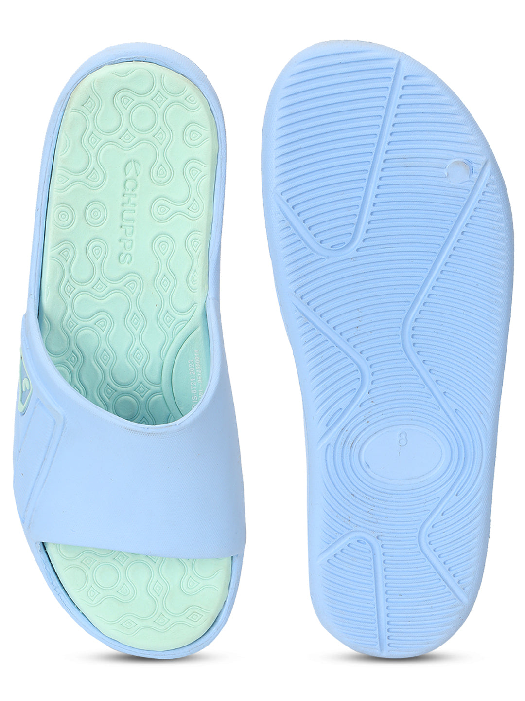 Nova Sky Blue Sliders -Women