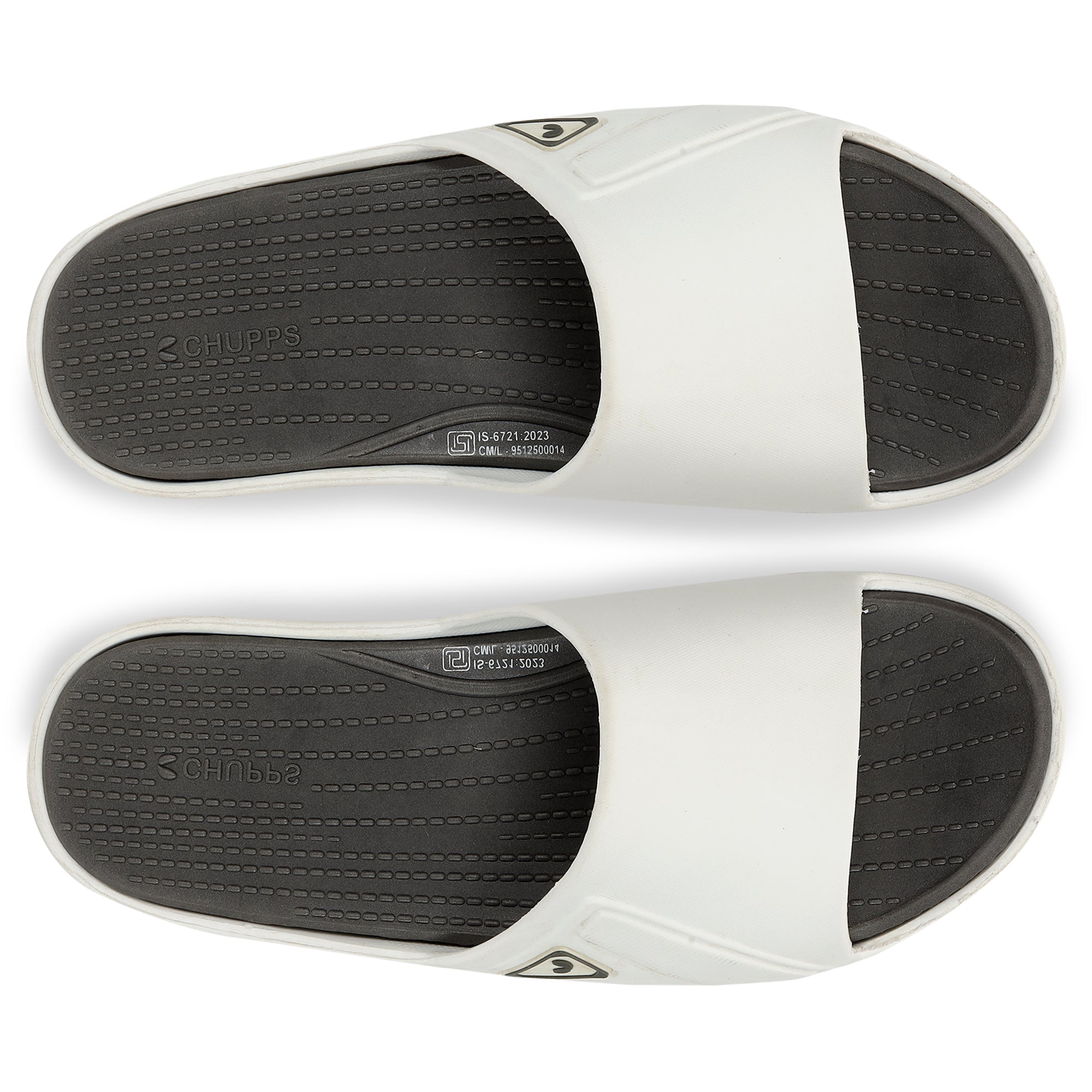 Close-up of textured, slip-resistant outsole