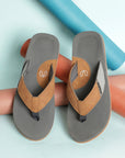 Airflow Grey Brown V-Strap