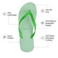 Chupps Banana Leaf Monochrome Unisex Flip Flops