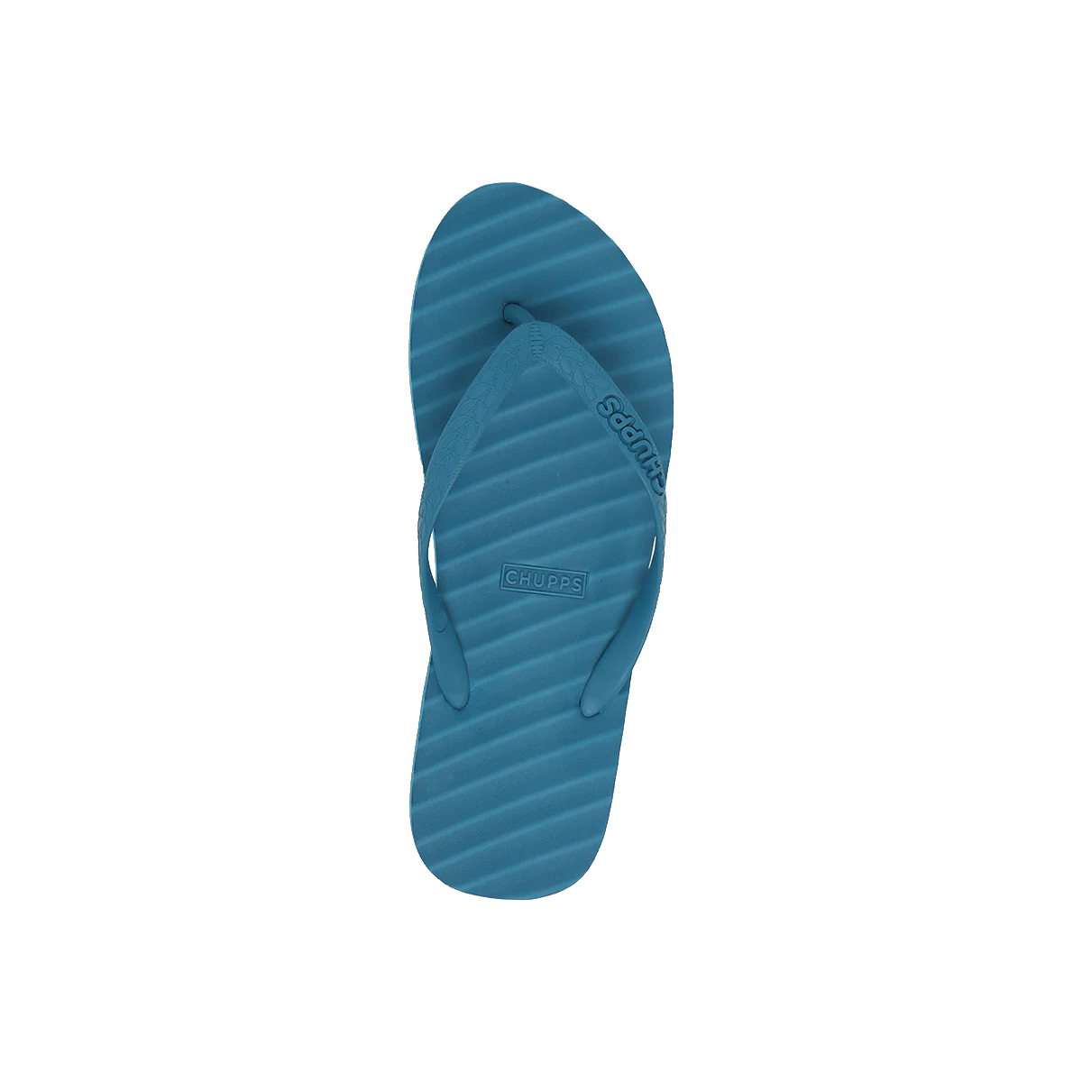 Banana Leaf Monochrome V-Straps_harbor_blue