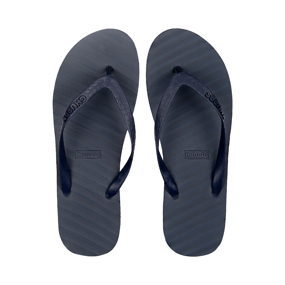 Banana Leaf Monochrome V-Straps_medieval_blue