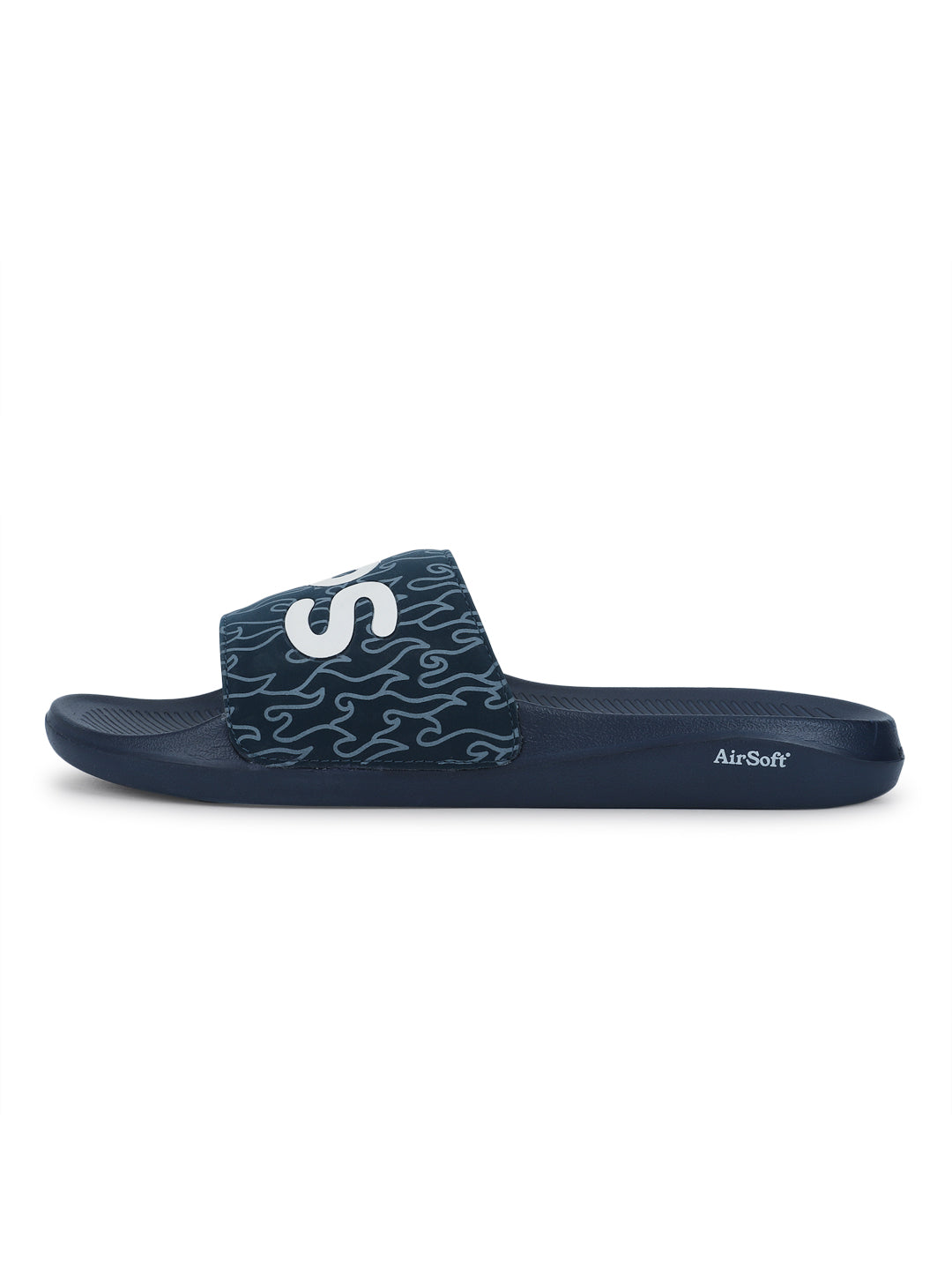Flame Navy Blue Sliders