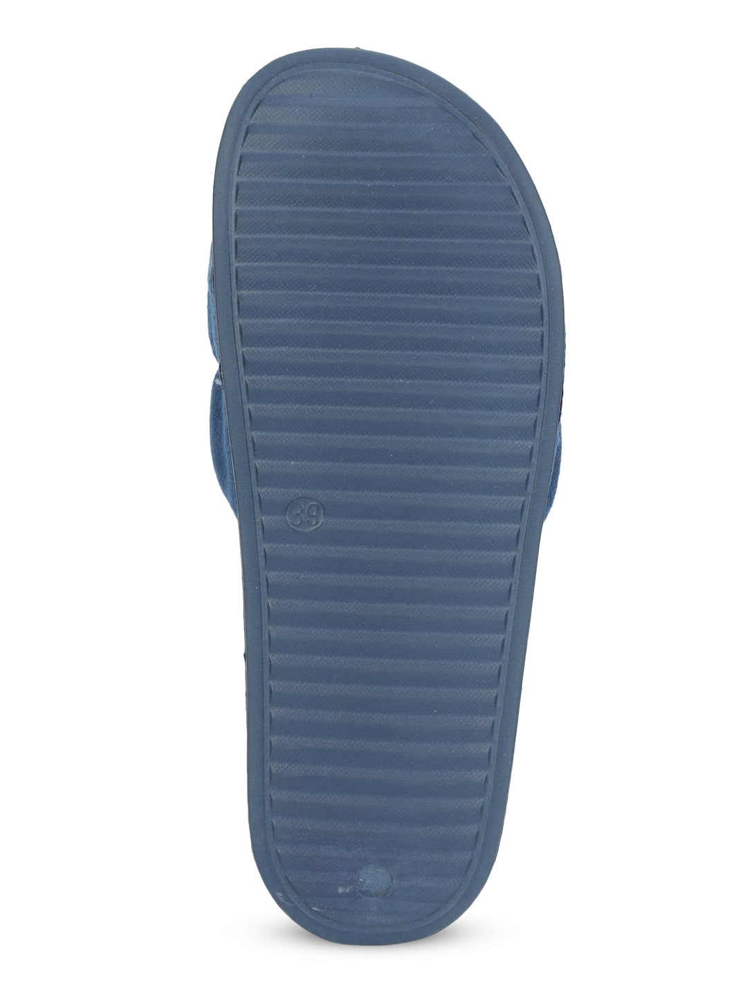 Puff Blue Sliders -Women