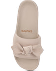 Loop Beige Sliders -Women
