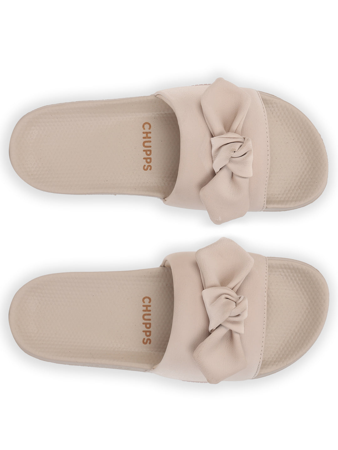 Loop Beige Sliders -Women