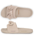 Loop Beige Sliders -Women